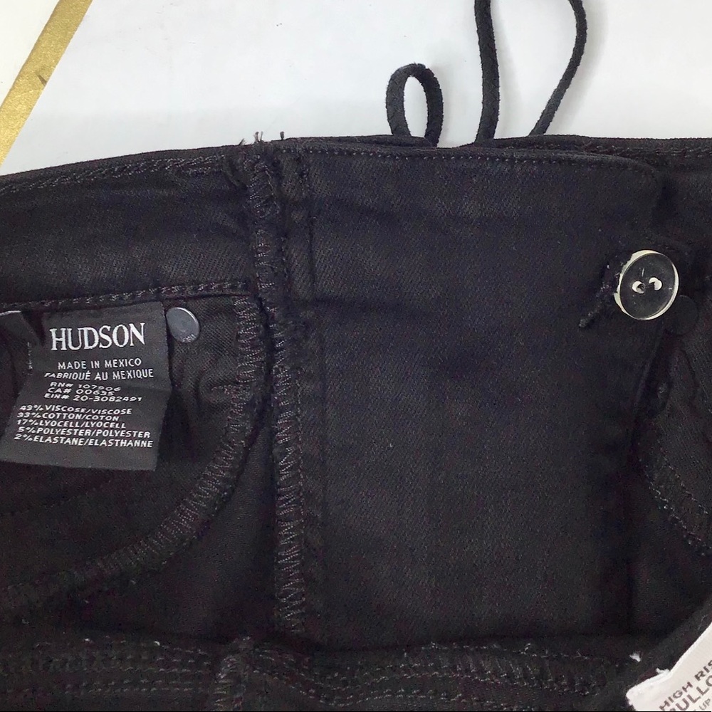 LAST 1 Hudson Jeans Nat’l Hi Rise Bullocks Coated - Picture 10 of 16